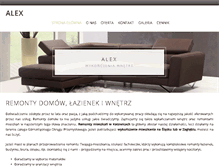 Tablet Screenshot of alex-remonty.pl